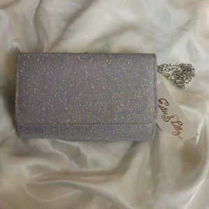 Estee & Lilly Sparkling Lilac Evening Bag